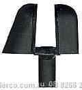 3-3870 Black Capral Classic Shower Screen Pivot Pin Block