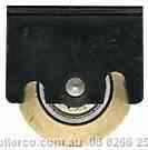 1-1420 Dowell Door Roller - Brass