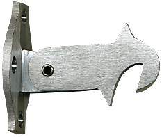 11-124 77mm projection s/chrome auto hook
