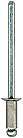 12-1100 5/32 CSK monel rivet for security door hinges - pack of 10