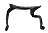 12-202 Old Boral D/H PVC Glazing Bead - Black - 3.6m lgth