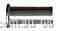 2-2500 16.4mm Aluminium Roller Axle