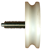 2-2820 57.3mm Commercial/Cool Room Door Roller with Stud