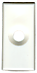 3-3723 White Emperor Shower Screen Rail End Cap