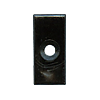 3-3720 Black Emperor Shower Screen Rail End Cap