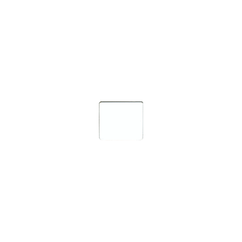 3-3753 White AB Pivot Shower Screen Channel End Cap