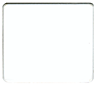 3-3753 White AB Pivot Shower Screen Channel End Cap