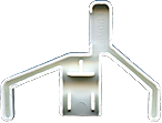 3-3804 Grey AB Pivot Shower Screen Handle End Cap