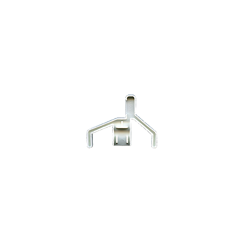 3-3803 White AB Pivot Shower Screen Handle End Cap