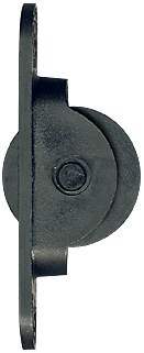 5-2300 Sash Pulley with Nylon Wheel & Brass Cover