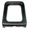 6-1010 Black Slimline Flyscreen Finger Pull