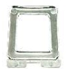 6-1025 Clear Standard Flyscreen Finger Pull